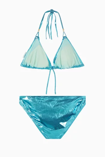 طقم بيكيني بحمالة حول الرقبة