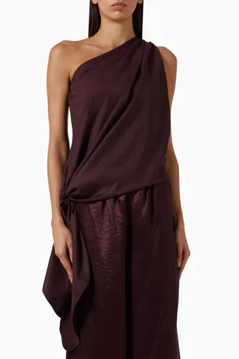 Ayla Knot Top in Wool-blend