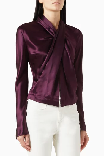 Soroba Top in Satin