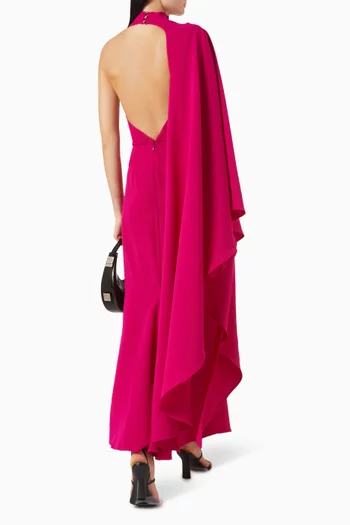 Flintshire Maxi Dress in Satin