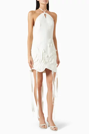 Grovehill Strip-detail Mini Dress