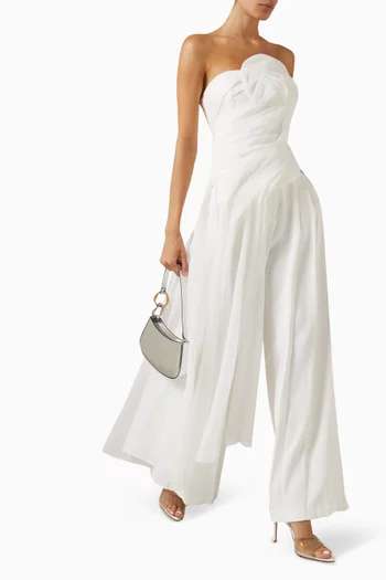 بنطال اسيلبي بقصة ساق واسعة