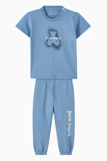Spray Bear Graphic T-Shirt in Cotton