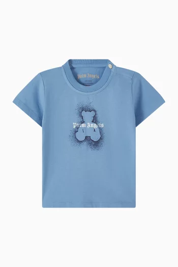 Spray Bear Graphic T-Shirt in Cotton