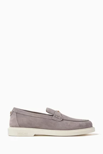 Giuliano Greca Loafers in Suede