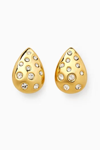 Tash Earrings in Brass