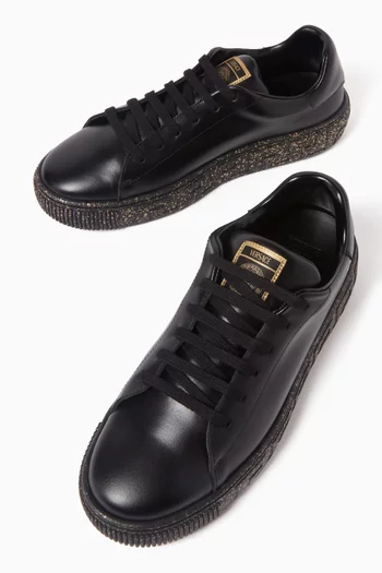 Lace Up Sneakers in Leather