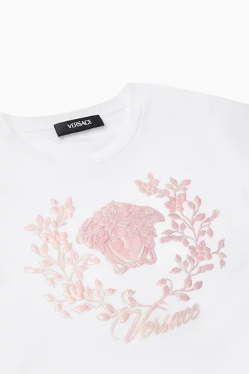 Medusa Crest T-Shirt in Cotton