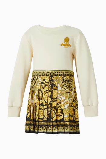 Barocco Print Dress