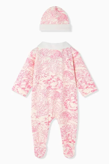 2-piece Underwater Barocco Baby Sleepsuit Set