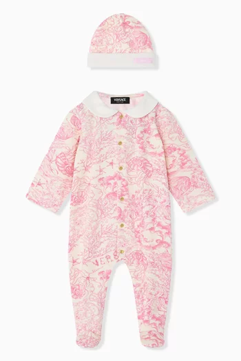 2-piece Underwater Barocco Baby Sleepsuit Set