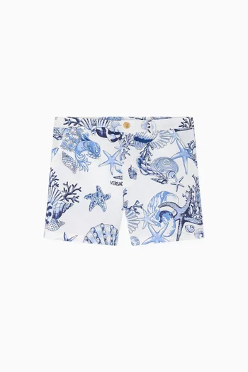 Coral Theatre Shorts in Cotton