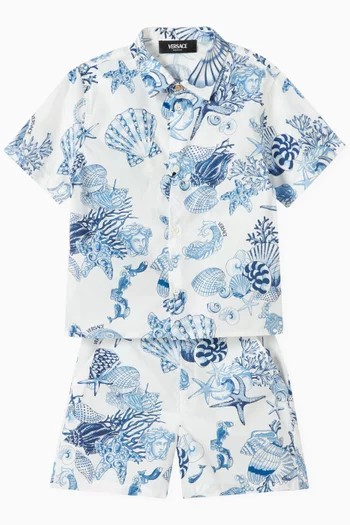 Coral Theatre Shirt in Cotton