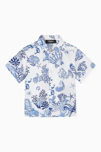 Coral Theatre Shirt in Cotton