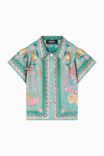 Underwater Barocco Shirt in Silk
