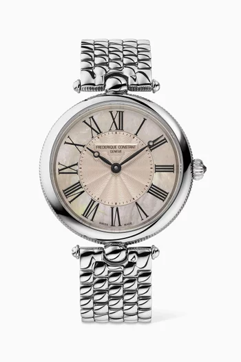 Classics Art Deco Quartz Bracelet Watch, 30mm