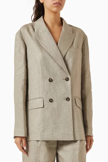 Relaxed-fit Blazer in Linen