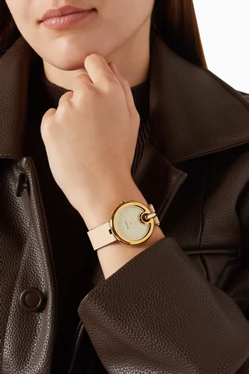 Pierced Quartz Watch, 36mm