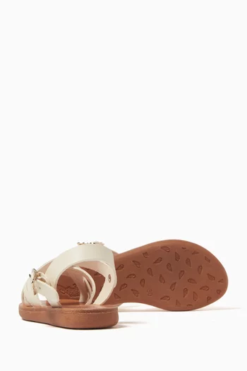 Little Electra Soft Sandals in Leather