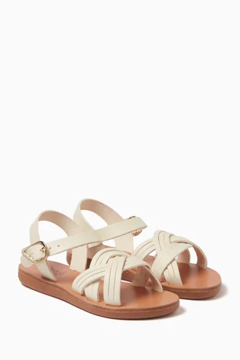 Little Electra Soft Sandals in Leather