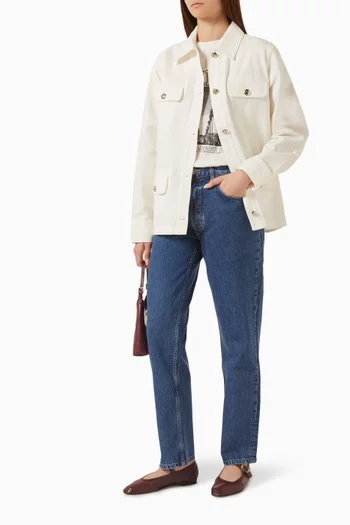 Corey Jacket in Cotton Canvas
