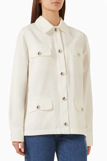 Corey Jacket in Cotton Canvas