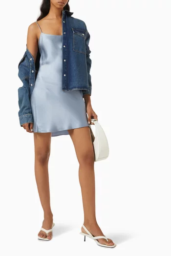 Chloe Mini Dress in Silk Blend