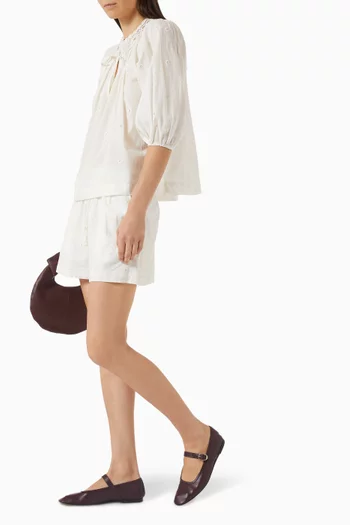 Eden Drawstring-waist Shorts
