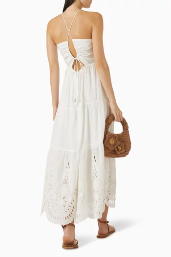 Zephyr Maxi Dress in Linen Blend