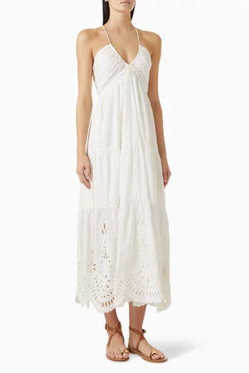 Zephyr Maxi Dress in Linen Blend