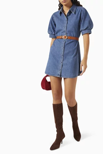 The Play Mini Dress in Denim