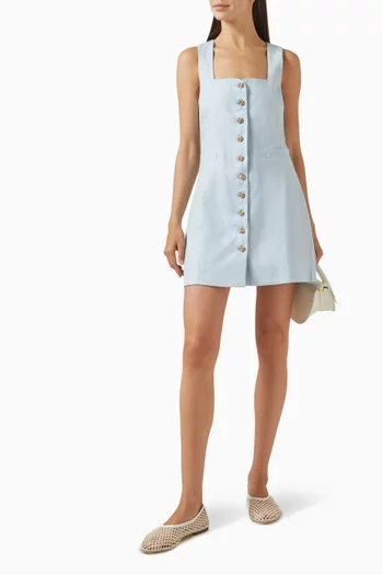 Jaques Mini Dress in Linen