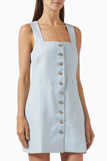 Jaques Mini Dress in Linen