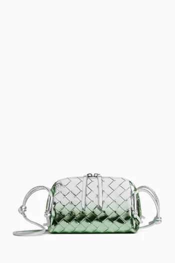 Concert Pouch in Laminated Intrecciato Leather