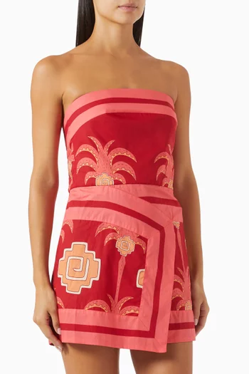 Raiz Ritual Dress in Cotton-poplin