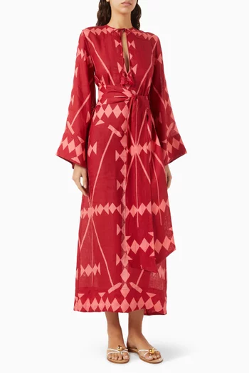 Savannah Tunic Dress in Linen