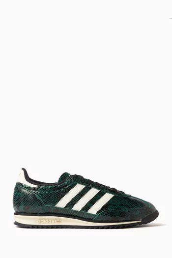 SL 72 OG W Low Top Sneakers in Snake-print Leather