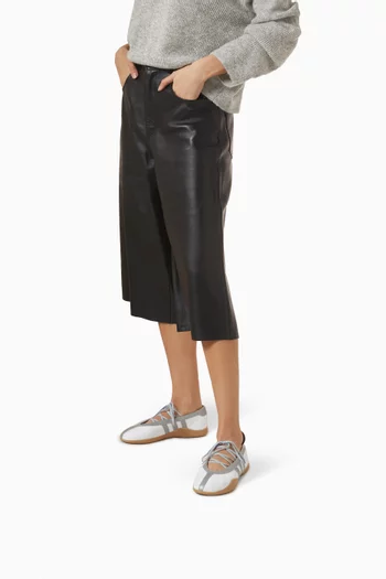 Taekwondo Mei Ballet Flats in Leather