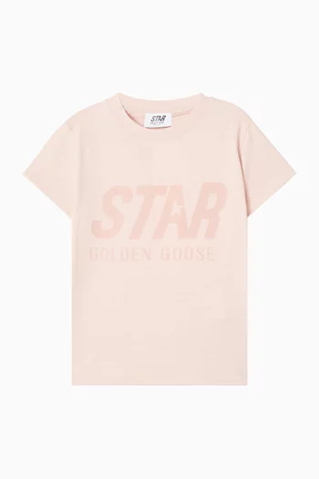 Printed T-shirt in Cotton