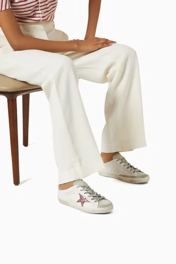Super-Star Sabot Sneakers in Bio-based Leather & Suede