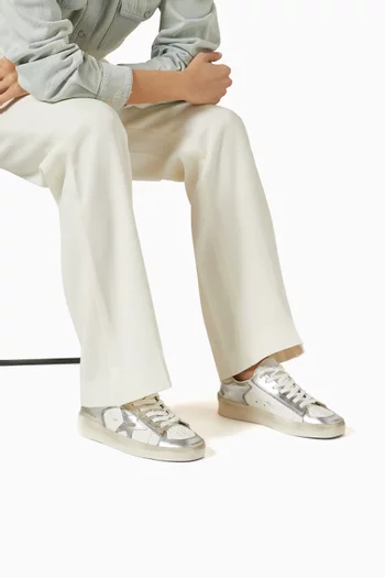 Stardan Sneakers in Metallic Leather