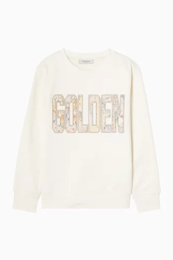 Logo Sweatshirt in Fleece