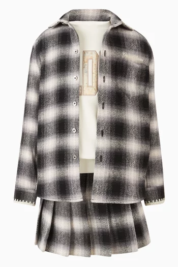 Checked Shirt in Cotton