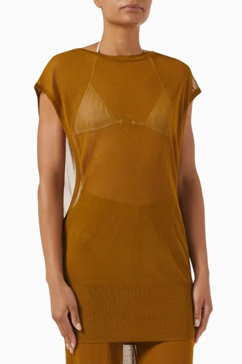 Goa Top in Sheer-knit