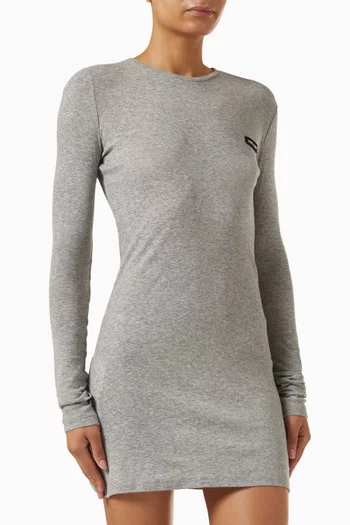 فستان بشعار الماركة جيرسيه مضلع