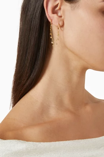 x Fozaza Bedouin Hoop Single Earring in 18kt Gold