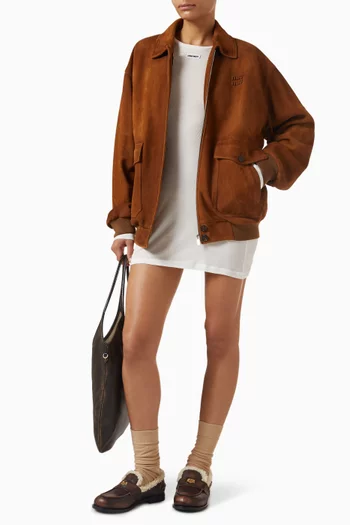 فستان بشعار الماركة جيرسيه مضلع