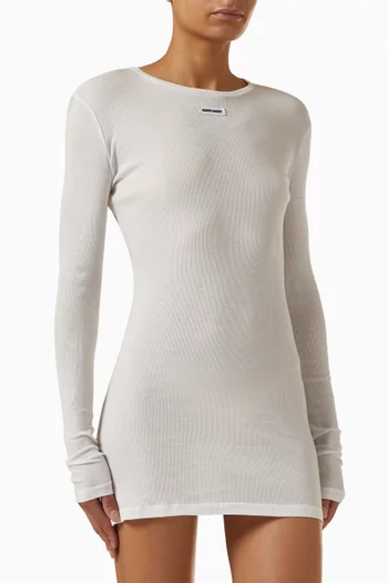 فستان بشعار الماركة جيرسيه مضلع