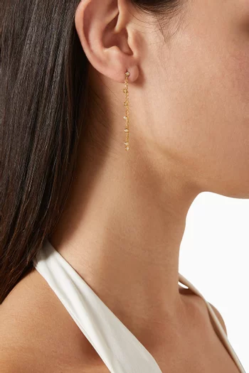 x Fozaza Bedouin Diamond Single Earring in 18kt Gold