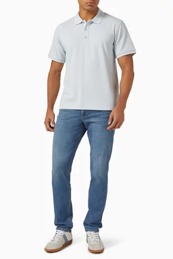 Polo Shirt in Tech Stretch Piqué